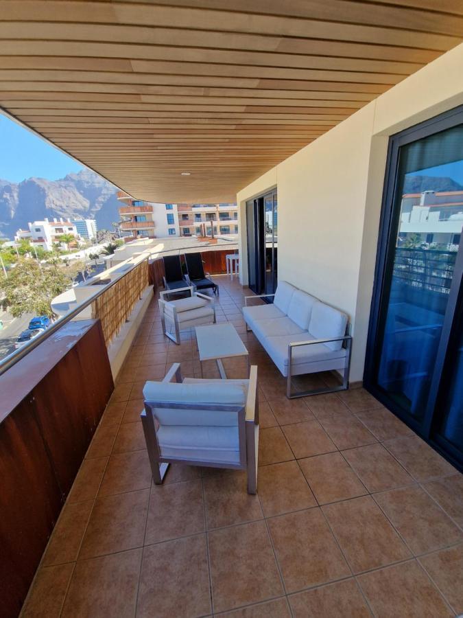 Large Terrace With Views On The Cliffs At Balcon De Los Gigantes Puerto de Santiago  Exterior photo
