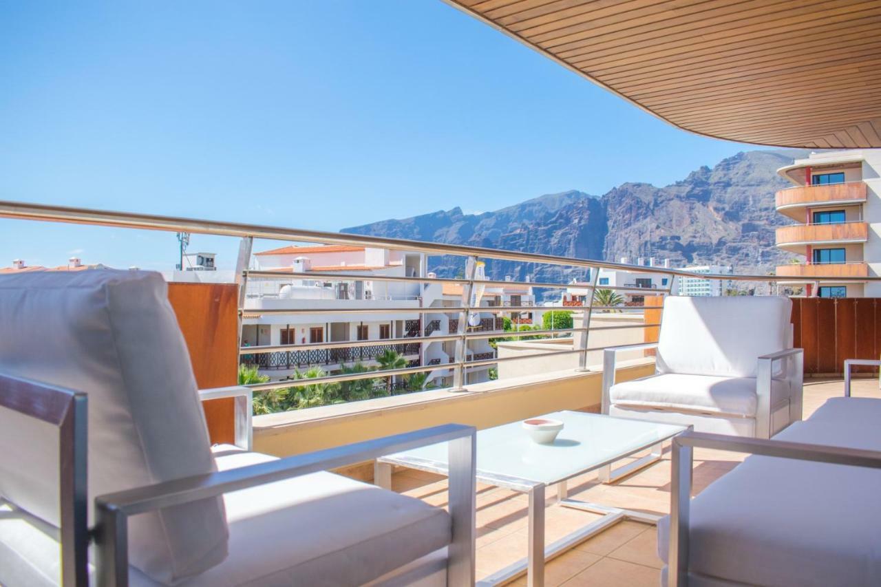 Large Terrace With Views On The Cliffs At Balcon De Los Gigantes Puerto de Santiago  Exterior photo